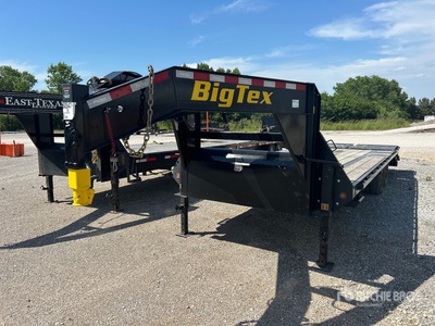 2025 Big Tex 14GN-25D5A-MRBK 26 ft T/A Gooseneck Equipment Trailer