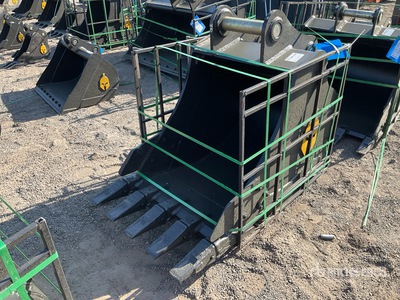 Trojan 200CL 36 in Digging Godet de pelleteuse - Fits 80mm Cat 320/321/323, Hyundai R210 Komatsu PC200/220, Deere160/200/225 Kobelco SK210, Case 210/225, Doosan DX225