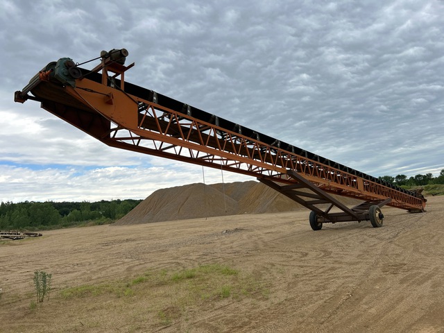 Masaba 204HSG 30 in x 100 ft Portable Transfer Conveyor