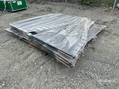 Quantity of (2) 2026 Suihe NG-14Eu-2 14 ft Wrought Iron Bi-Parting ドライブウェイ ゲート (Unused)