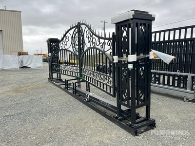 2026 Suihe NFG-20FGP-D03 20 ft x 6 ft 5 in Steel Bi-Parting Driveway Gate (Unused)