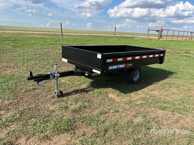 2023 Sure-Trac 8 ft S/A Dump Utility Trailer (Unused)