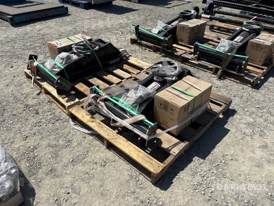 Quantity of (2) 8 Ton Hydraulic Scissor Bed Hoist Kit Divers  (Unused)