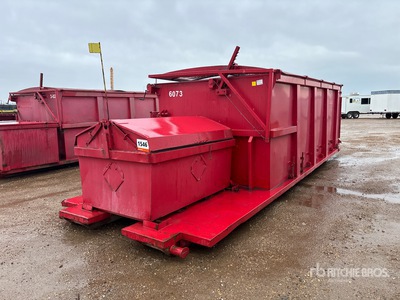 Custom Built Skid Mounted Waste Container
