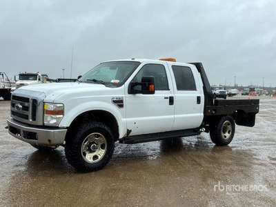 2009 Ford F-350 XLT 4x4 Crew Cab 平台トラック