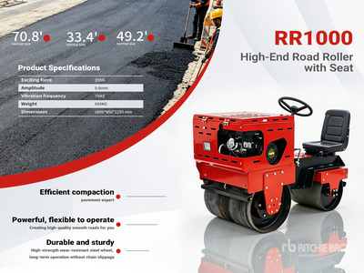 2026 RR1000 Double Drum Roller (Unused)