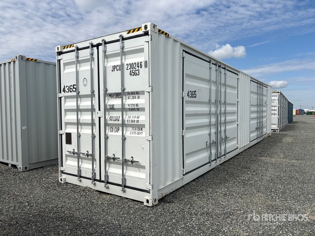 2023 40 ft High Cube Multi-Door Storage Container