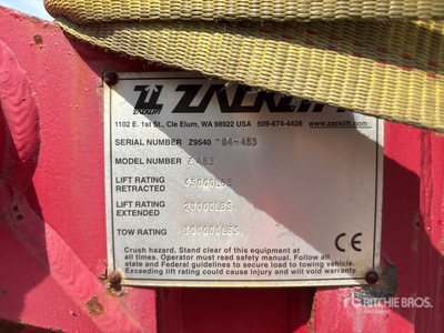 Zacklift Z458 Accesorio de Grúa para Quinta Rueda
