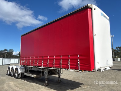 2020 Krueger 7.2 m Tri/A B-Double Lead Curtain Side Trailer