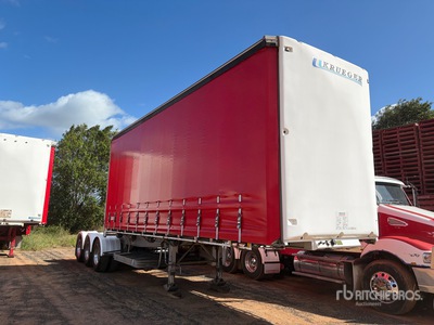2020 Krueger Tri/A B-Double Lead Remorque pour rideaux latéraux