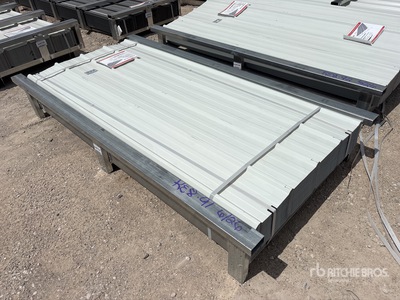 Quantity of (200) 2026 SUNTOP S2134C-200 3 ft x 7 ft Corrugated PPGI Steel Panel その他 - 店舗 & 倉庫 (Unused)