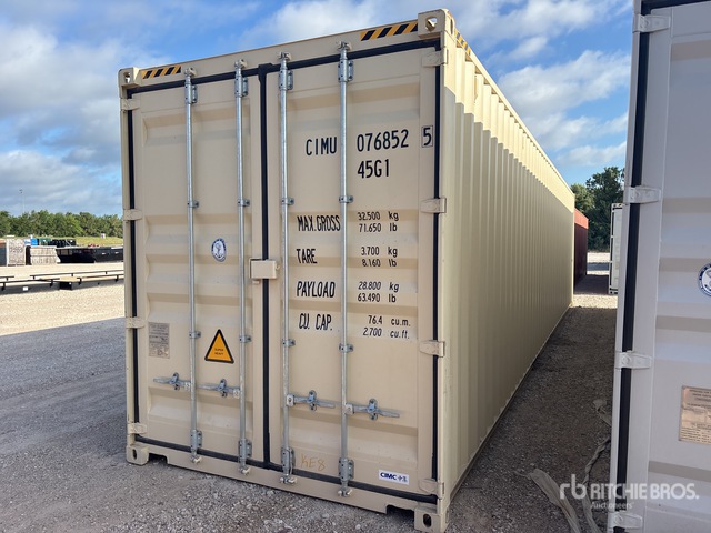 2026 40 ft High Cube Storage Container