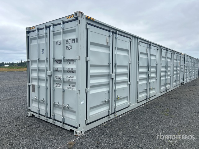 2026 40 ft High Cube Multi-Door Storage Container