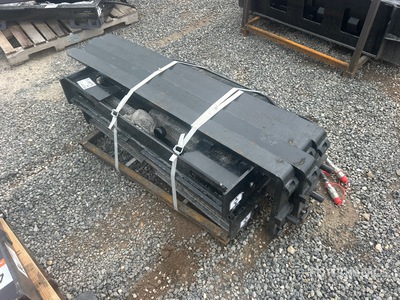 Quantity of (2) 2026 GIYI GY-SF60 60 in Skid Steer Forks (Unused)