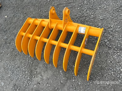 2026 GIYI 44 in Excavator Rake - Fits Cat 305 (Unused)