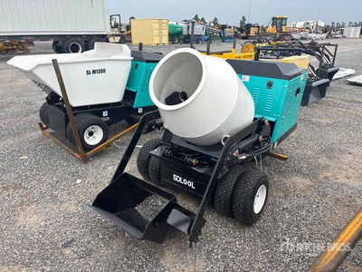 2026 SKLP SL-MT800 Stand-On Wheeled Mini Mixer Truck Concrete Buggy (Unused)