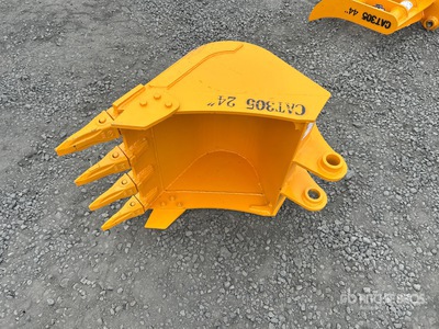 2026 GIYI GY-BK 24 in Digging Benna per escavatore - Fits Cat 305 (Unused)