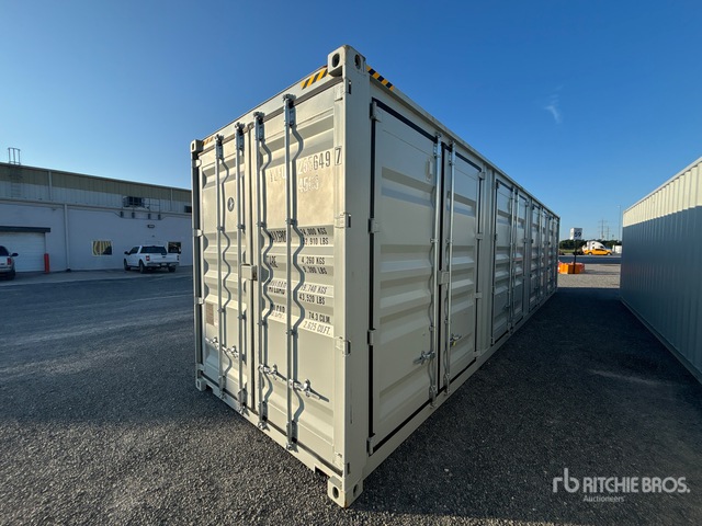 2026 40 ft High Cube Multi-Door Storage Container