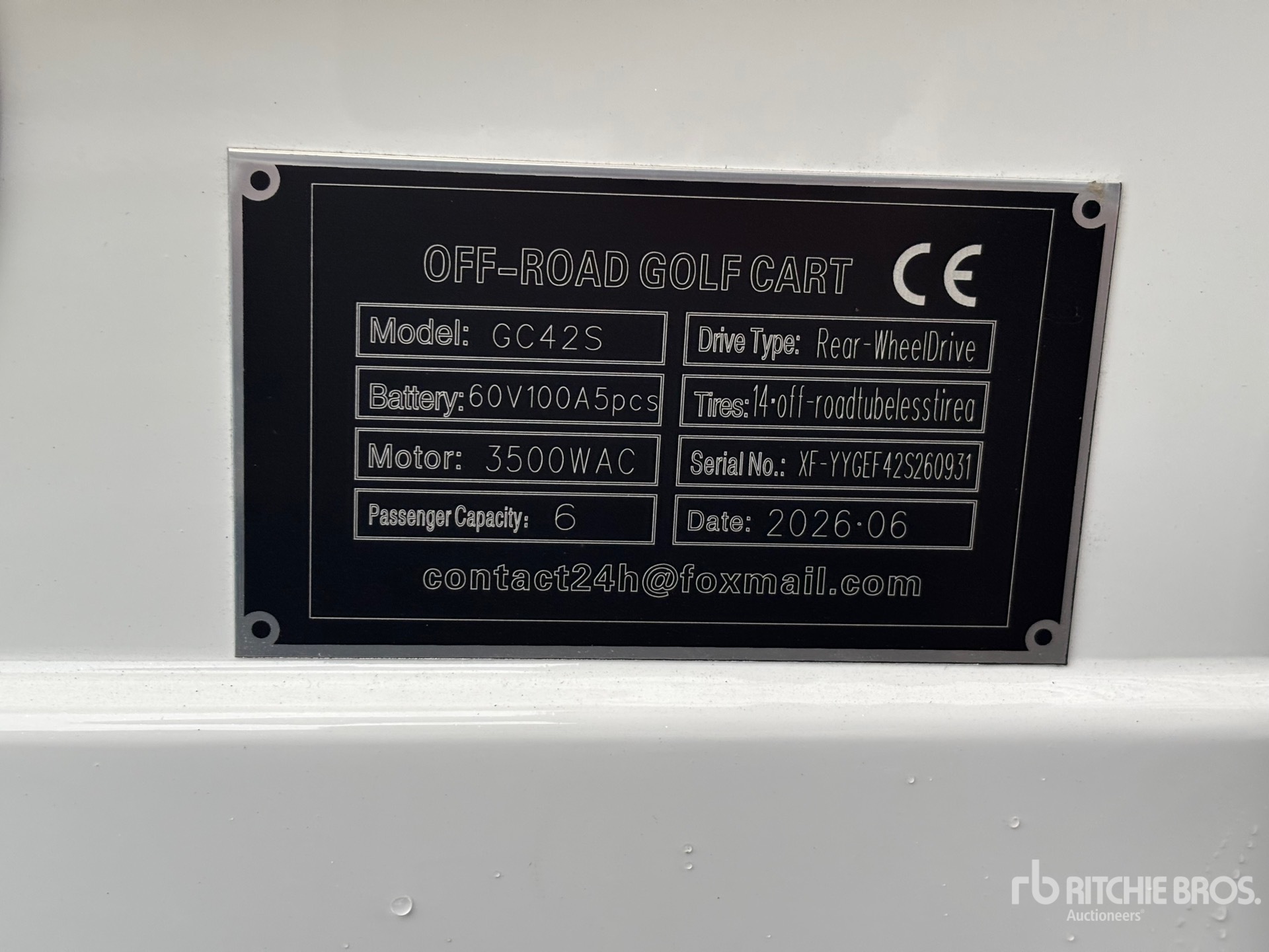2026 SDLOOL SL-GC42S Off-Road Golf Cart Golf Cart (Unused)