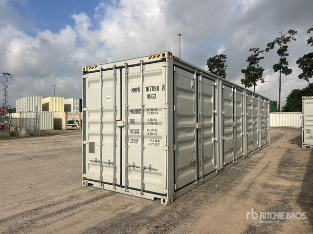 2025 40 ft High Cube Multi-Door Storage Container