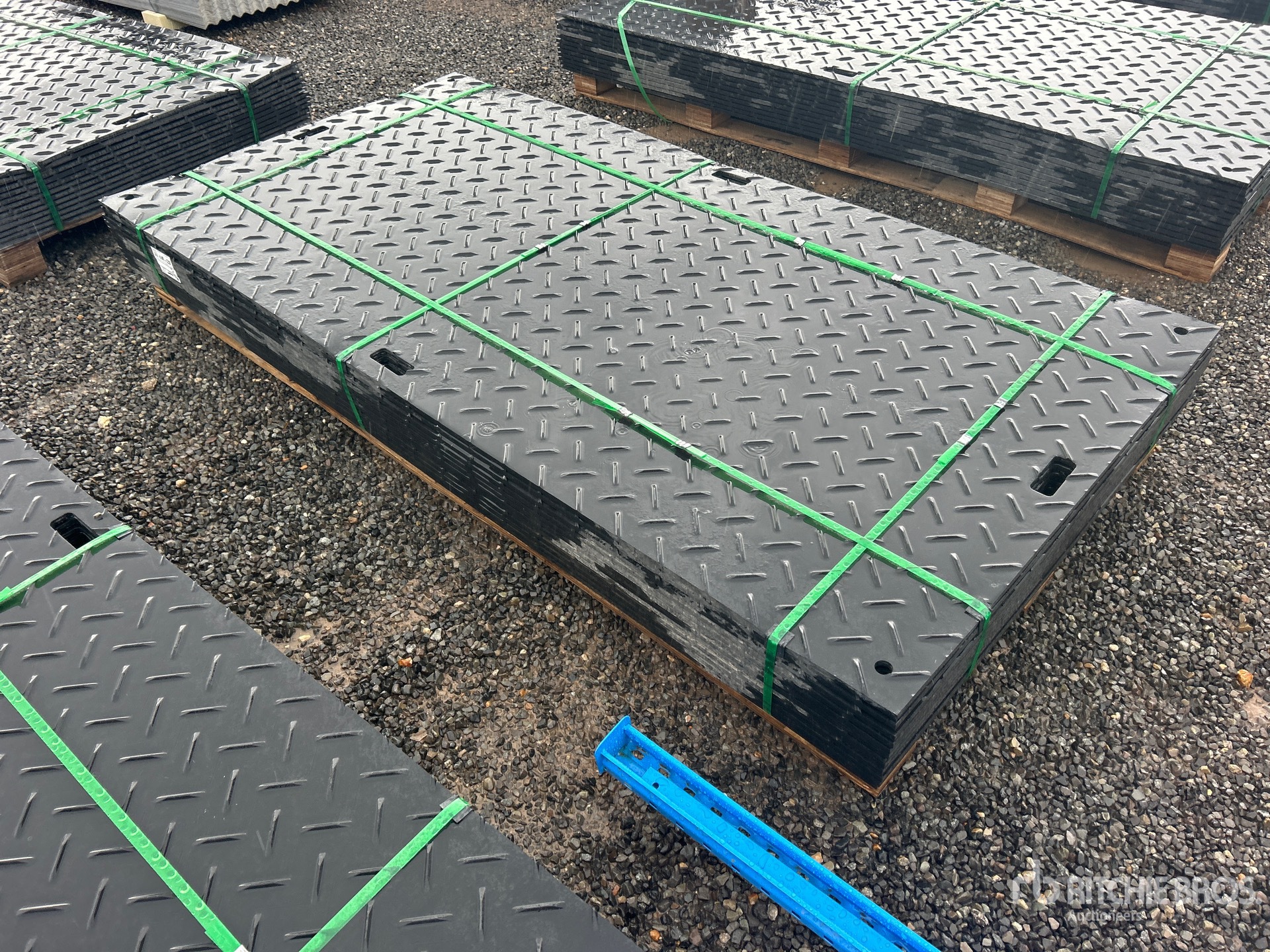 Quantity of (12) 2025 SKLP SK-LJB12 Polyethylene Sheet Ground Protection Mats (Unused)