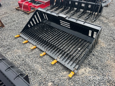 2025 GIYI GY-RB66 67 in Rock Skid Steer Bucket (Unused)