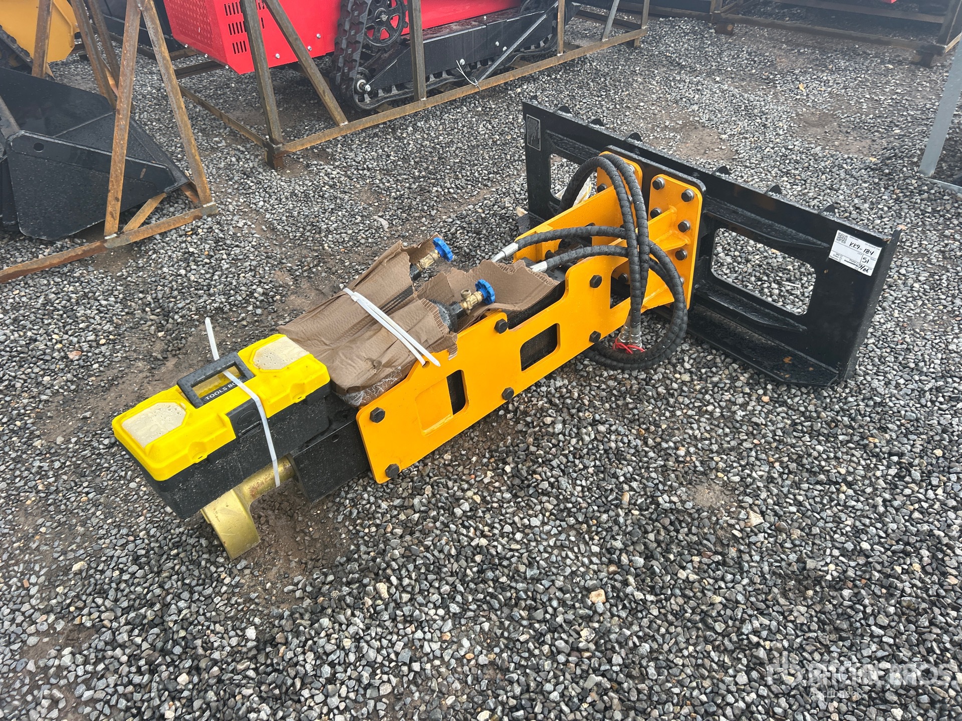 2025 GIYI GY-D680 Skid Steer Post Driver (Unused)