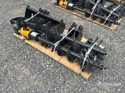 Quantity of (8) 2025 GIYI VCA-8 Mini Excavator Attachments (Unused)