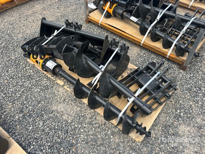 Quantity of (8) 2025 GIYI VCA-8 Mini Excavator Attachments (Unused)