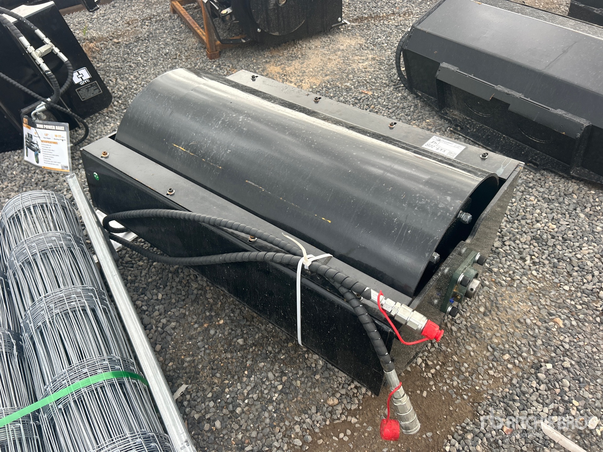 2025 GIYI GY-VR39 39 in Mini Skid Steer Vibratory Roller (Unused)