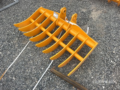 2025 GIYI 44 in Excavator Rake - Fits Cat 305 (Unused)