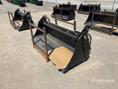2026 GIYI GY-KH72 72 in Multi-Purpose Skid Steer Bucket (Unused)