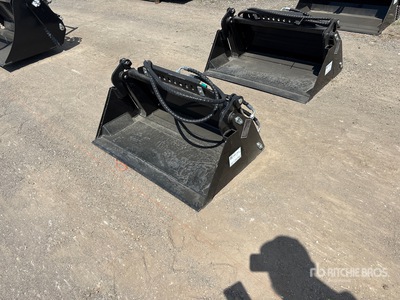 2026 GIYI GY-XKH39 39 in Multi-Purpose Mini Skid Steer Bucket (Unused)