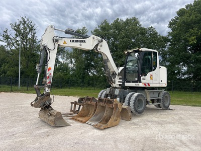 2015 Liebherr A912 Compact Pelle Sur Pneus Excavadora de Ruedas