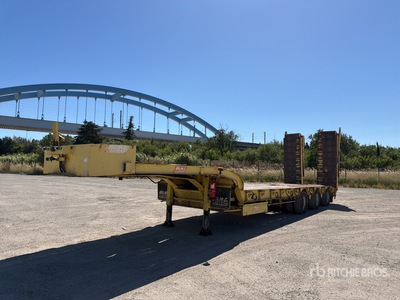 2005 Castera 3SS34T30B 54 t Tri/A Semi-Remorque Porte-Engin 3 Essieux Góndola