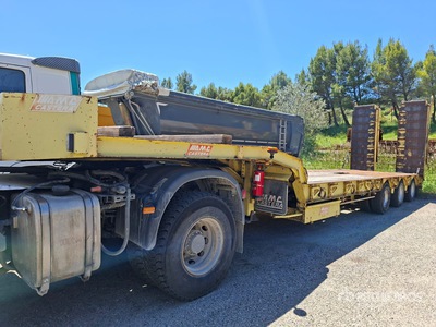 2005 Castera 3SS34T30B 54 t Tri/A Semi-Remorque Porte-Engin 3 Essieux Remorque Surbaissée