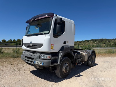 2008 Renault Kerax 450 DXi 4x4 Tracteur Routier Cabine Couchette S/A Sleeper Truck Tractor