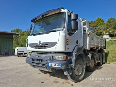 2010 Renault Kerax 460 Dxi 8x4 Camion Bi-Benne Camion à benne basculante Tri/E