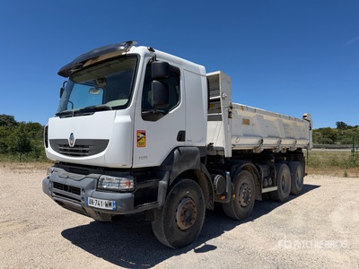2010 Renault Kerax 460 Dxi 8x4 Camion Bi-Benne Camion à benne basculante Tri/E