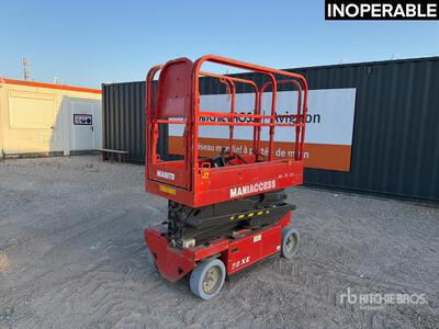 2008 Manitou 78XE Electric Nacelle Ciseau Scissor Lift (Inoperable)