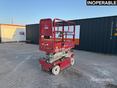 2009 MEC 1932ES Electric Nacelle Ciseau Scissor Lift (Inoperable)