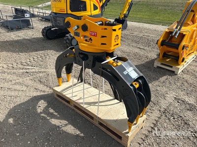 2026 TOFT TOFT04G 53 in Rotating Excavator Grapple - Fits Cat 306/307 (Unused)