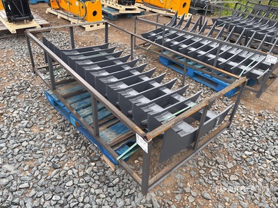 2026 TOFT ST-72 72 in Skid Steer Stick Rake (Unused)