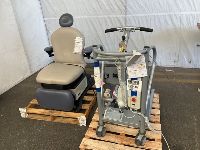 (1) Midmark 641-003 Examination Table & (1) Handicare MiniLift 200 Patient Lift