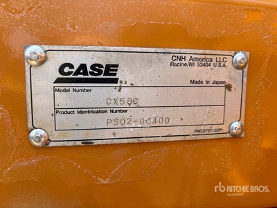 2011 Case CX58C Mini Excavadora