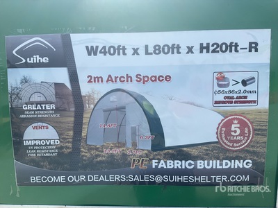 2026 Suihe S408020R-2M Storage Building (Unused)