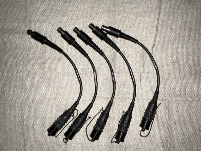 (134) Television Equipment V60/LE Headset Adapter Cables