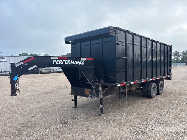 2024 Parker GD202 20 ft T/A Gooseneck Dump Utility Trailer