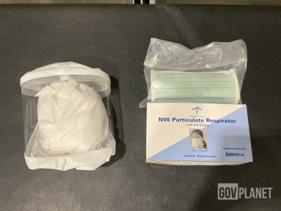 (246) 3M Respirator Hoods & (31) Cases Medline N95 Particulate Respirator Masks