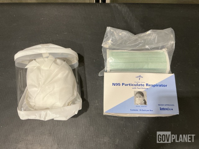 (246) 3M Respirator Hoods & (31) Cases Medline N95 Particulate Respirator Masks